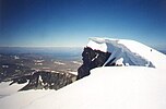 A montanha vista do lado oeste