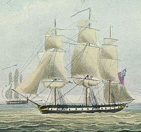 illustration de HMS Amphion (1798)