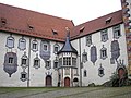 Aufgemalte Erker am Hohen Schloss Füssen