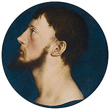 Portrait of Thomas Wyatt the Younger by Hans Holbein the Younger, circa 1540-42 HolbeinThomasWyatt.jpg