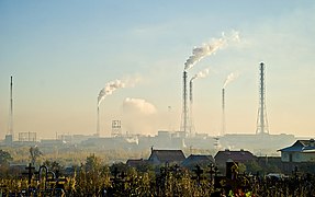 Забруднення повітря, Воскресенськ, Московська область