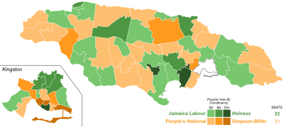 Jamaica Election 2016 Map.svg