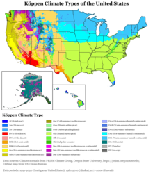 The Koppen climate types of the United States Koppen Climate Types US 50.png