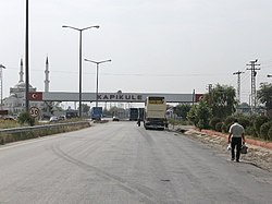 Border crossing on the Turkish side