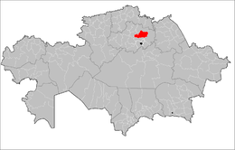 Distretto di Aqköl – Localizzazione