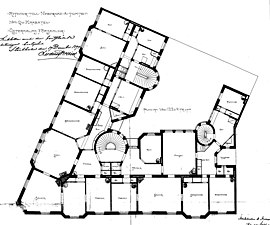 Plan våning 1–4 trappor.