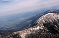 Luftbild: Blick Richtung Schlesien, rechts der Schneekoppengipfel