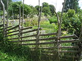 Zaun beim Kräutergarten