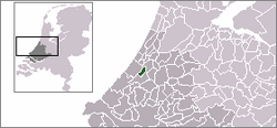 Location of Voorschoten
