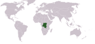 موقع جمهورية الكونغو الديمقراطية