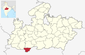 Localisation de District de Burhanpur