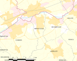 Wervicq-Sud – Mappa