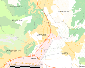 Poziția localității La Farlède