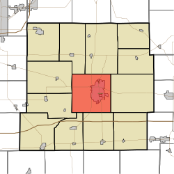 Location in Henry County