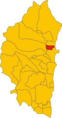 Locatie van Girasole in Nuoro (NU)