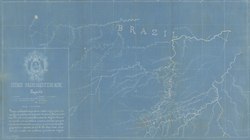 A független Acrei Köztársaság Afonso Pena korabeli térképén