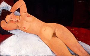 Modigliani nude sdraiato