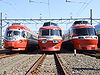 Three generations of Romancecar trainsets in 2007