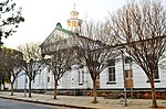 The old Government Building at Boksburg is situated in Church Street near the station and the well-known Boksburg Lake The building was designed in 1889, two years after the establishment of the town of Boksburg by Sytze Wierda, the "Gouvernements Ingenieur en Architect" of the South African Republic, to accommodate the mining commissioner, the post office and other govern Type of site: Magistrates Office. Historical Interest The building was designed in 1889, two years after the establishment of the town of Boksburg by Sytze Wierda, the "Gouvernements Ingenieur en Architect" of the South African Republic, to accommodate the mining commissioner, the post of