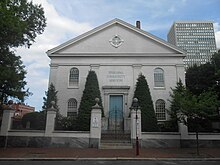 Old St. Paul's Church in Philadelphia (now Episcopal Community Services) was a prominent evangelical Episcopal church in the 19th century. Its ministers included Stephen Tyng. Old St Pauls - 225 South 3rd St.JPG