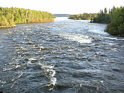 Река Чърчил в провинция Саскачеван