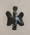 Statuette en bronze du démon Pazuzu accroupi, début Ier millénaire av. J.-C., Uruk ? Musée du Louvre.