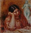 Leyendo a Venus, Auguste Renoir, entre 1913 y 1915.