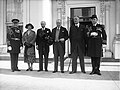 Kanadan pääministeri Richard Bedford Bennett presidentti Franklin D. Rooseveltin kanssa Valkoisessa talossa vuonna 1933