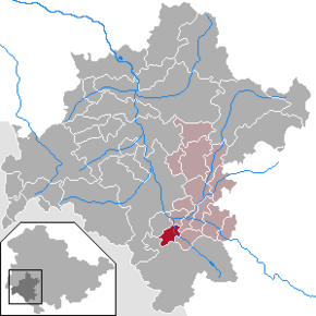 Poziția Ritschenhausen pe harta districtului Schmalkalden-Meiningen