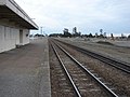 Rolleston station yard, looking south in the direction of the Midland Line junction.