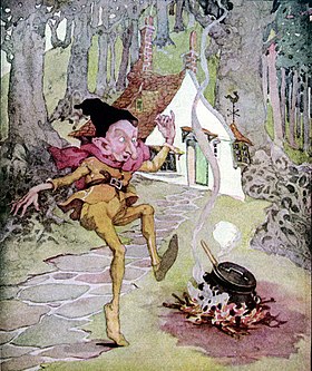 Illustration d'Anne Anderson (1874-1930) pour le conte des frères Grimm