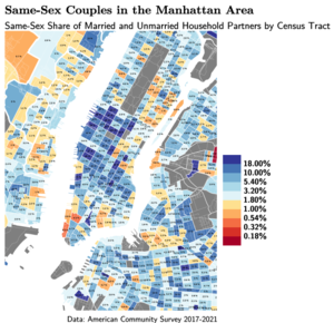 Map of Same-Sex Couples in Manhattan Same-Sex Couples in the Manhattan Area.png