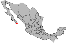 San José del Cabos läge i Mexiko.