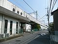 駅名看板変更前の西口（2008年9月）