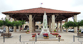 War memorial and market hall