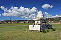 Stupa veche, deteriorată, a Nirvanei. Kharkhorin, provincia Övörkhangai, Mongolia.