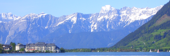 Südkamm des Steinernen Meers über dem Zeller See, Westabschnitt