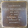 Stolperstein Verl Hauptstraße 33 Anna Wichelhausen