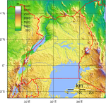 Topographie Ugandas