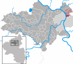 Läget för Urbar i Landkreis Mayen-Koblenz