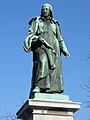 Statue de Vodnik à Ljubljana.