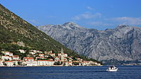 View of the town from the sea