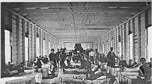 Wounded in hospital (American Civil War)