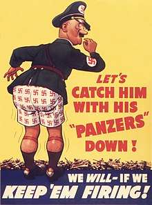US poster depicting Hitler with his "Panzers down" Ww2 poster oct0404.jpg