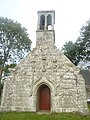 La chapelle Saint-Sébastien de Garnilis : la façade (XVIe siècle).