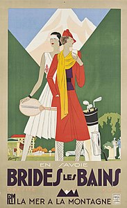 Affiche pour Brides-les-Bains - PLM (1929)