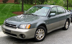 2000-2004 Subaru Outback photographed in Colle...