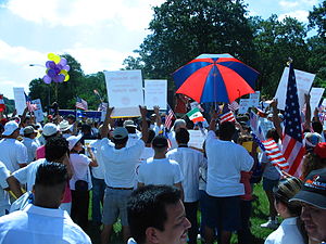 A day without immigrants, May 1, 2006. Descrip...