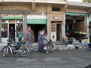 A street view of manbij city - panoramio.jpg