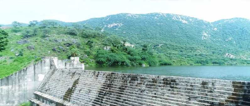 Front View of Dam from Position 1